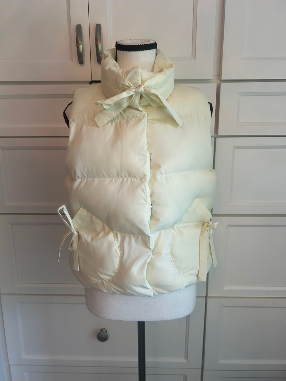 Vest by Lovelo brand Cream with Bows